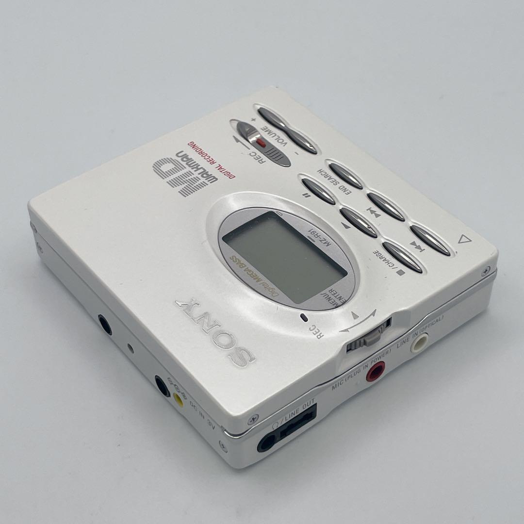 【美品】MDウォークマン MZ-R910 ポータブルMDレコーダーWALKMAN
