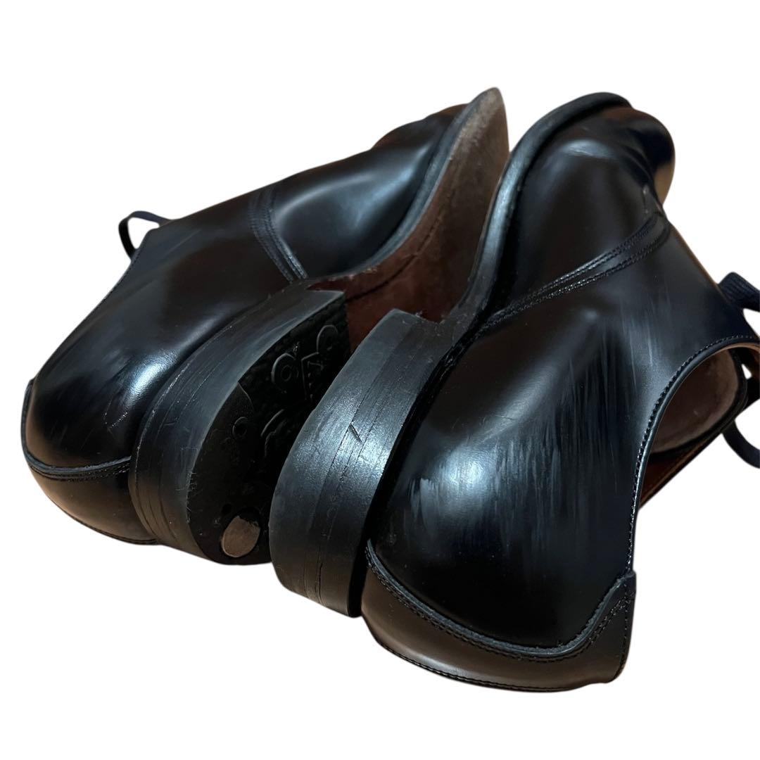 【HYKE】OXFORD BLACK COW HIDE size 7