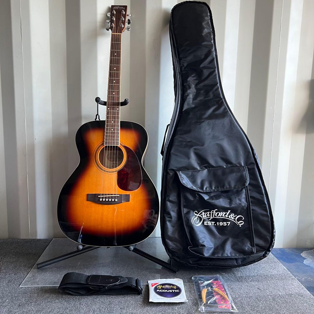 91美品✨　Stafford SF-200F-BS ギター