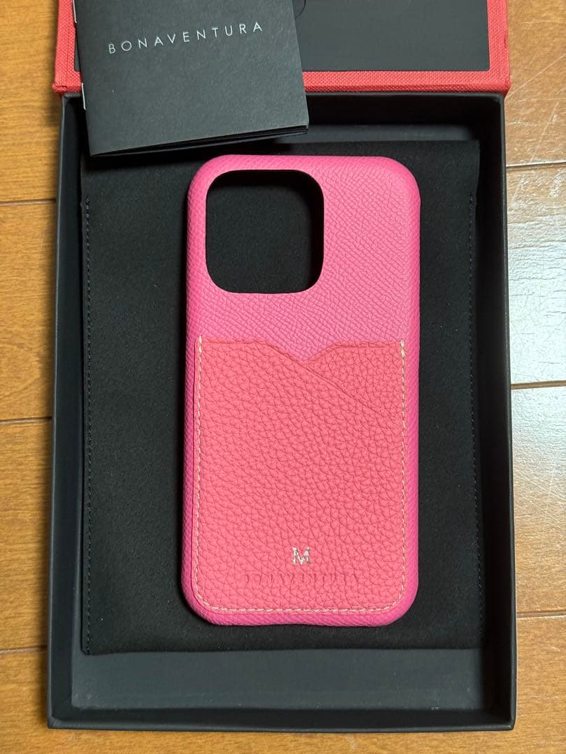 BONAVENTURA iPhone 14 Pro ケース ピンク