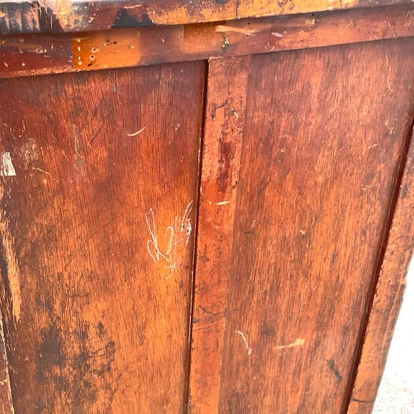 昭和レトロ　対面カウンター　両面サイドボード　キャビネット　ジャパンビンテージ