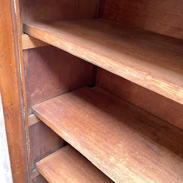 昭和レトロ　対面カウンター　両面サイドボード　キャビネット　ジャパンビンテージ