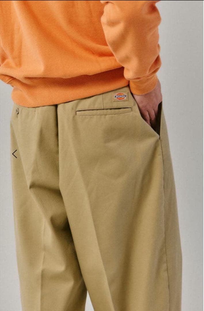 Dickies ビショップ 別注ワイド チノスラックス ベージュM
