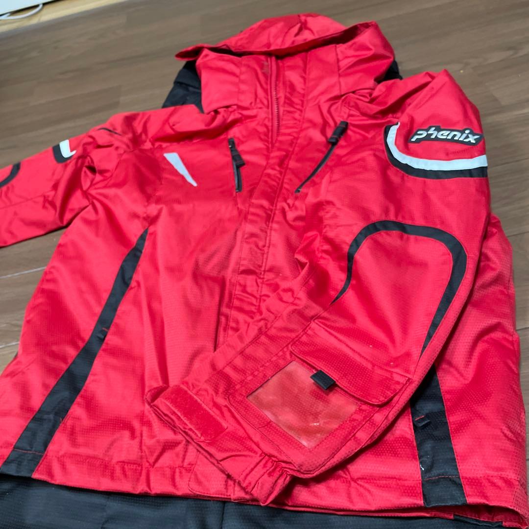 Phenix 子ども用スキーウェア レッド/ブラック