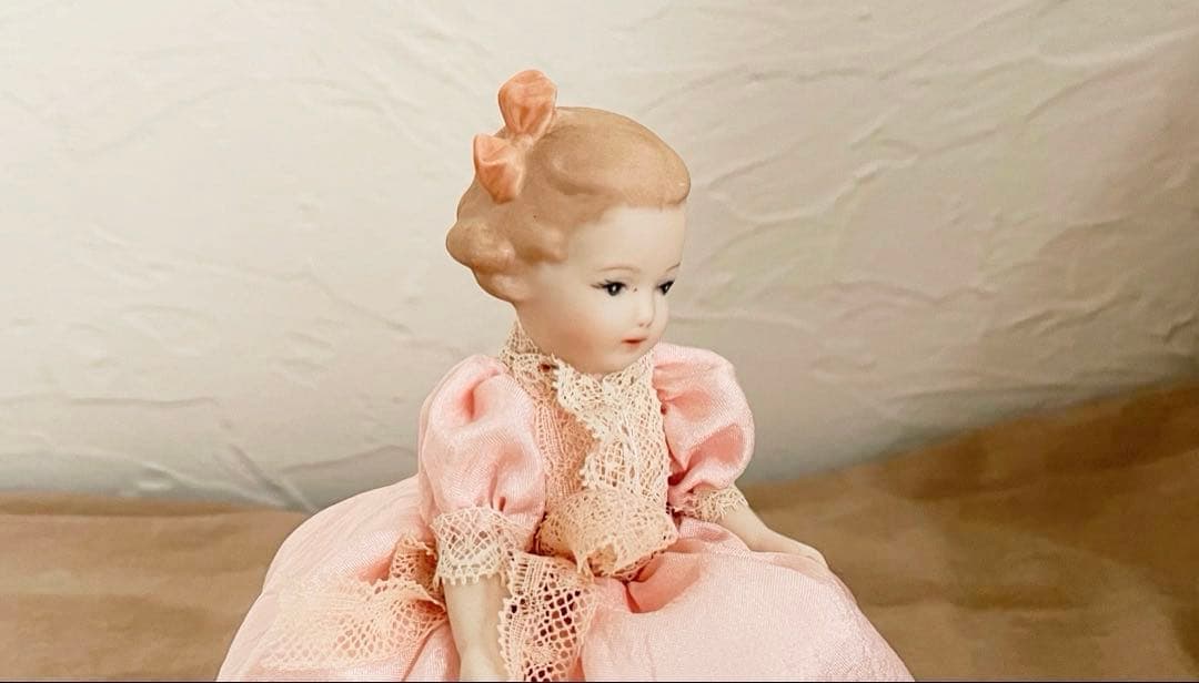 勿忘草　ビスクドール　ピンクッション