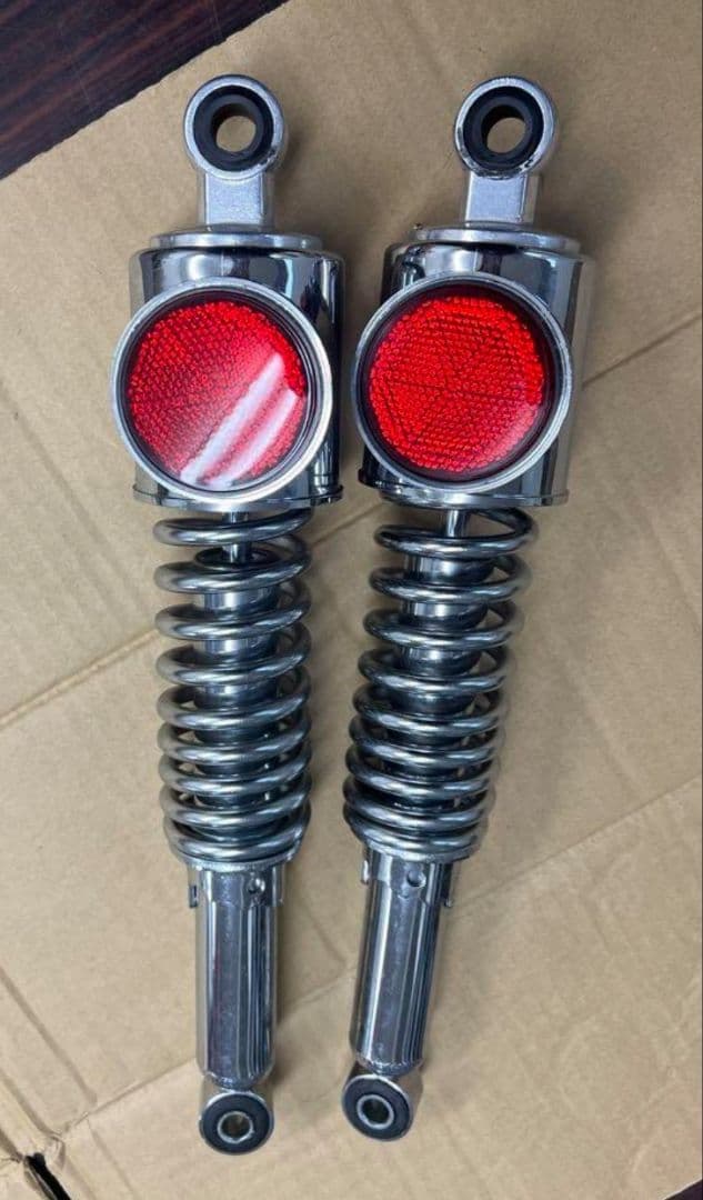 PMC Z1/Z2 純正バネレートリアショック ブラックリム/レッドリフレクター