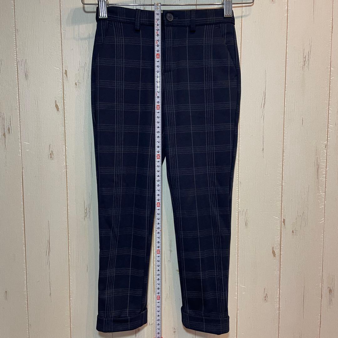 入学式 フォーマルスーツ 6点セット 120cm ZARA ネイビー チェック柄