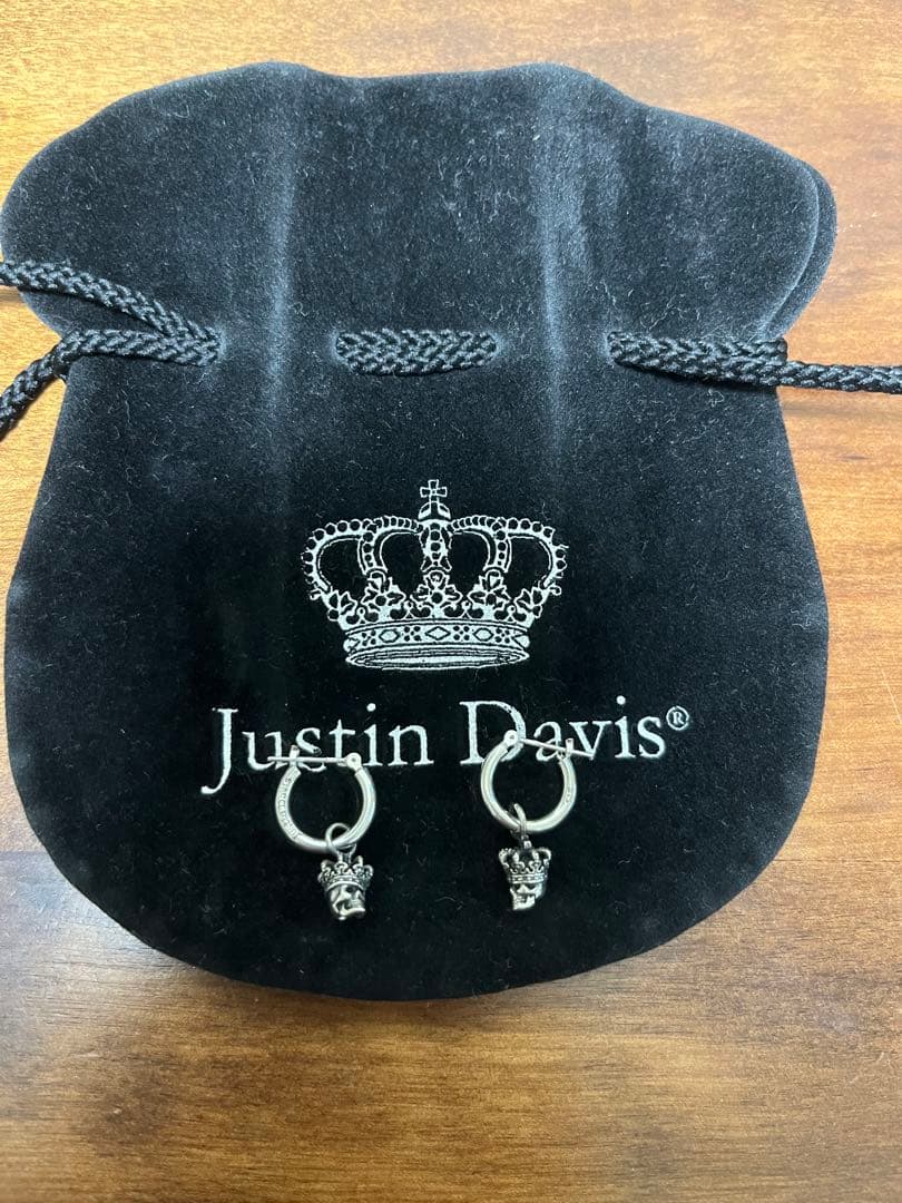 ジャスティンデイビス　スカルリングピアス