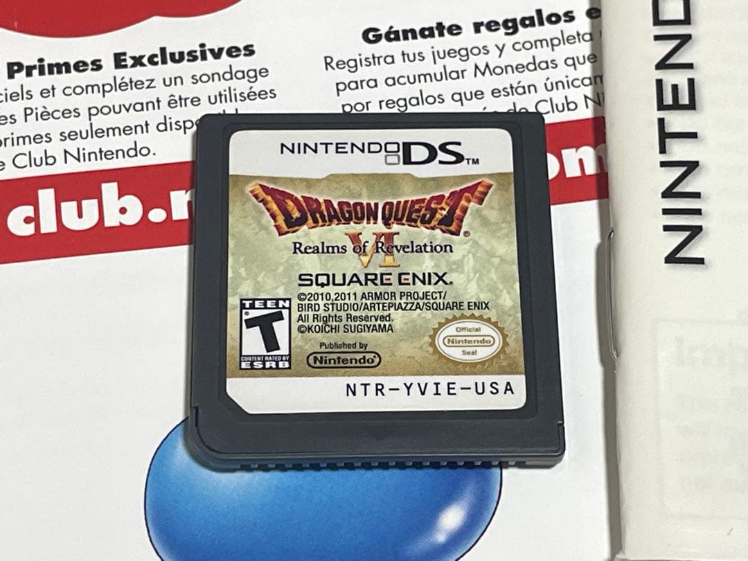 ニンテンドーDS ドラゴンクエストVI 6 北米版　海外版　英語