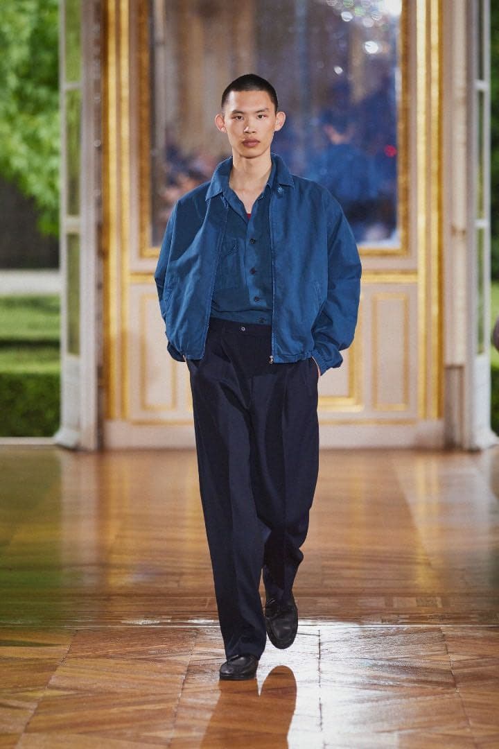 25SS Auralee ウールキッドモヘア2タックスラックス 4