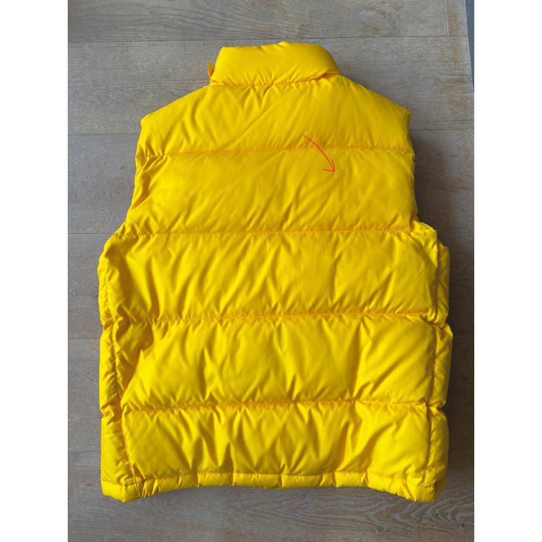 90’s　ラルフローレン ダウンベスト イエロー　美品　L