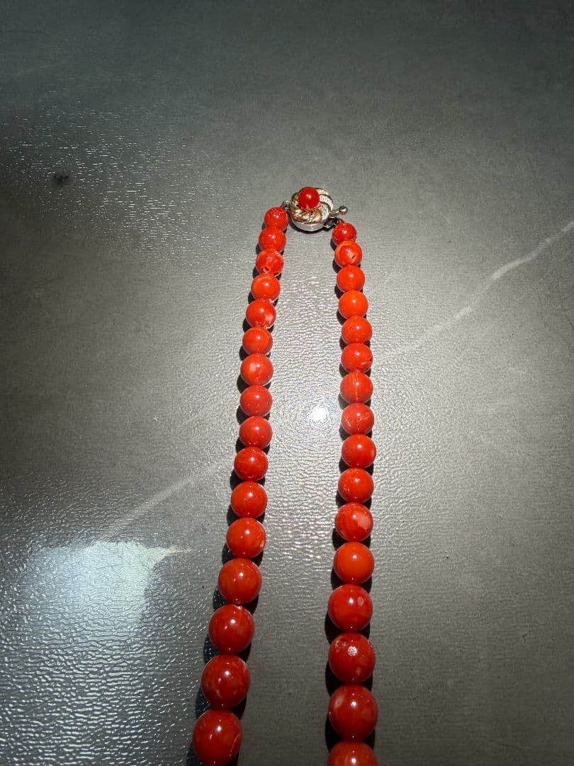 血赤珊瑚 ネックレス 重72g 美品
