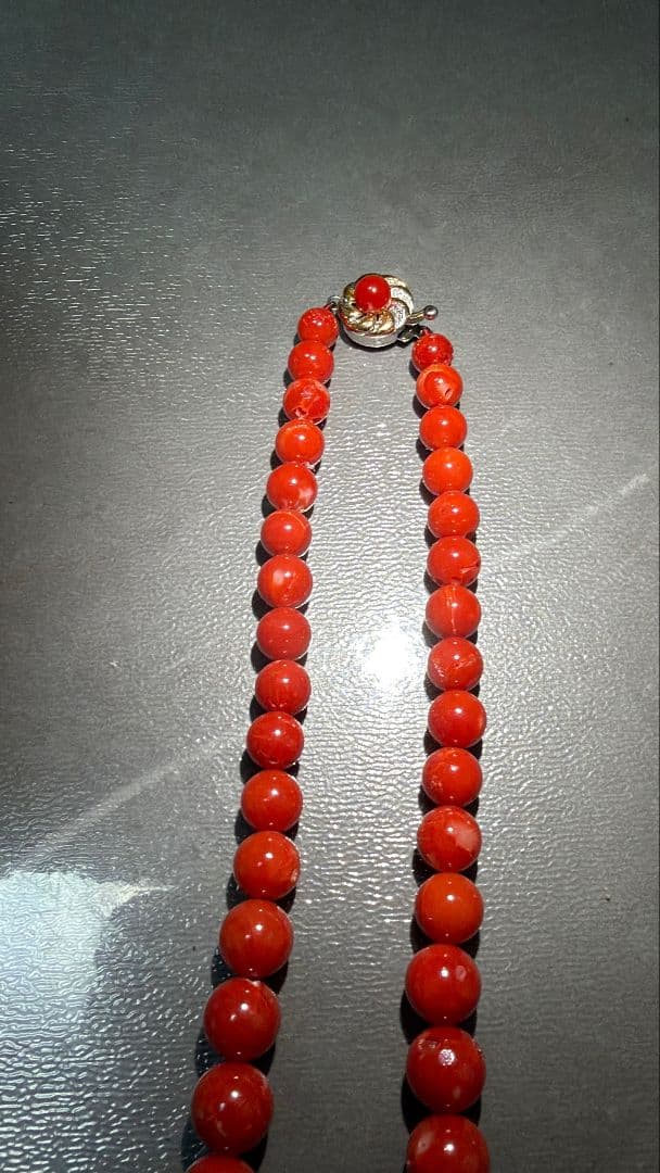 血赤珊瑚 ネックレス 重72g 美品