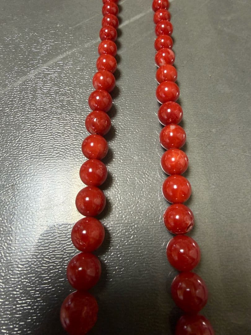 血赤珊瑚 ネックレス 重72g 美品