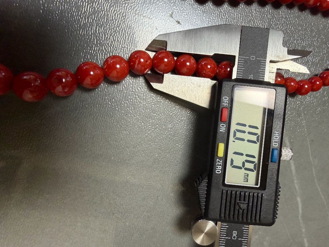 血赤珊瑚 ネックレス 重72g 美品