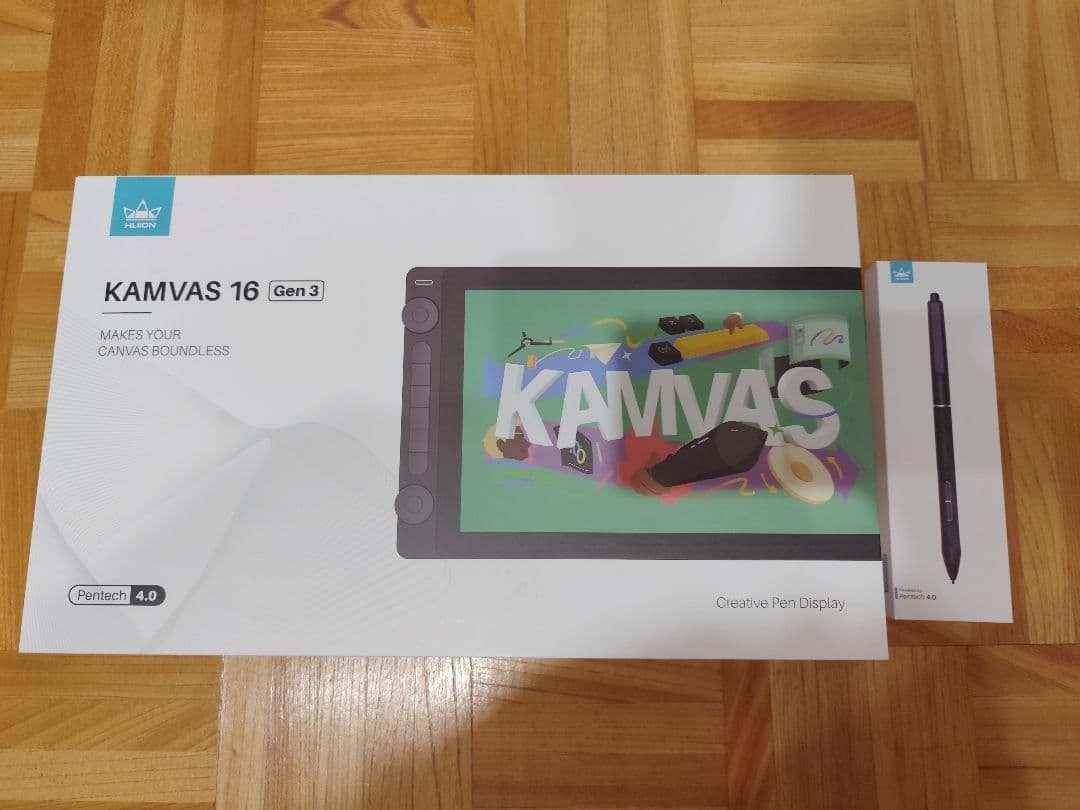 Huion Kamvas 16 Gen 3 + PW600S セット