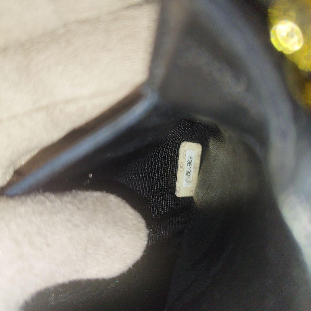 シャネル　デカココ　斜め掛けウォレット　クラッチバッグ