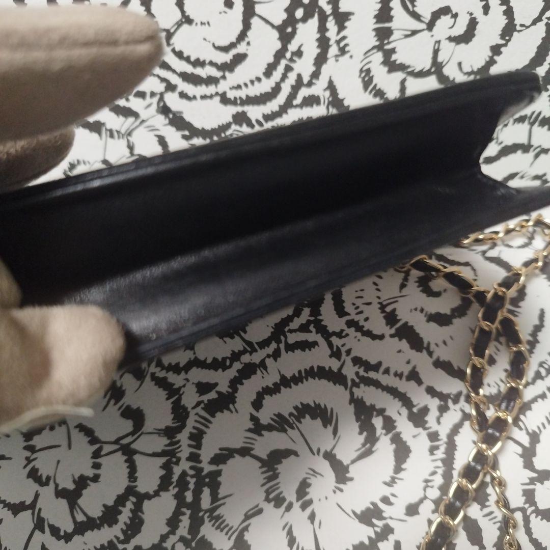 シャネル　デカココ　斜め掛けウォレット　クラッチバッグ