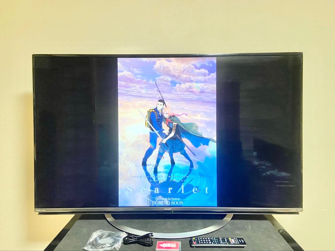 【今だけ優待価格】SHARP AQUOS｜55V型4K｜純正リモコン
