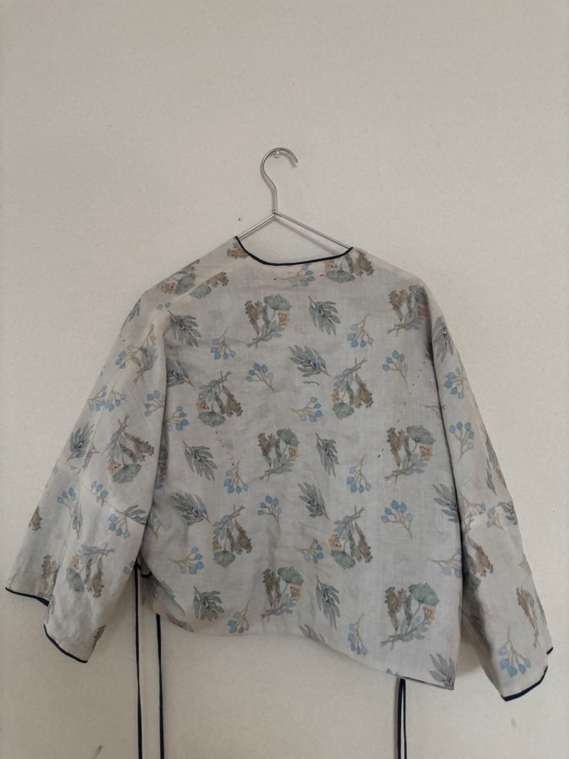 TOWAVASE 花柄 ノーカラージャケット