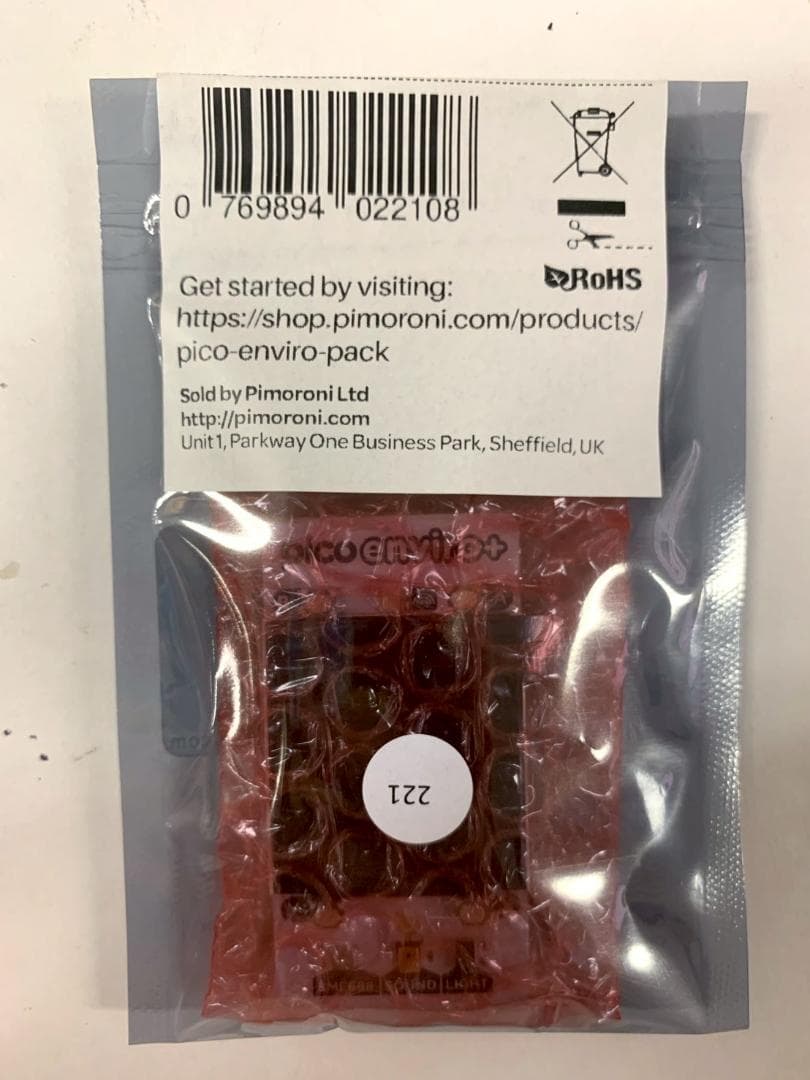 拡張カード Pico Enviro+Pack PIM635