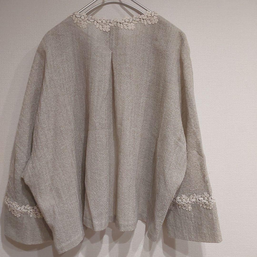 【REI THE LACES CHAMBER】レイ 麗 ウールレース ボレロ