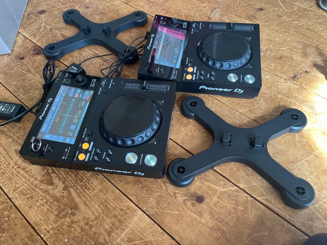 Pioneer DJ XDJ-700 2台セット スタンド付き