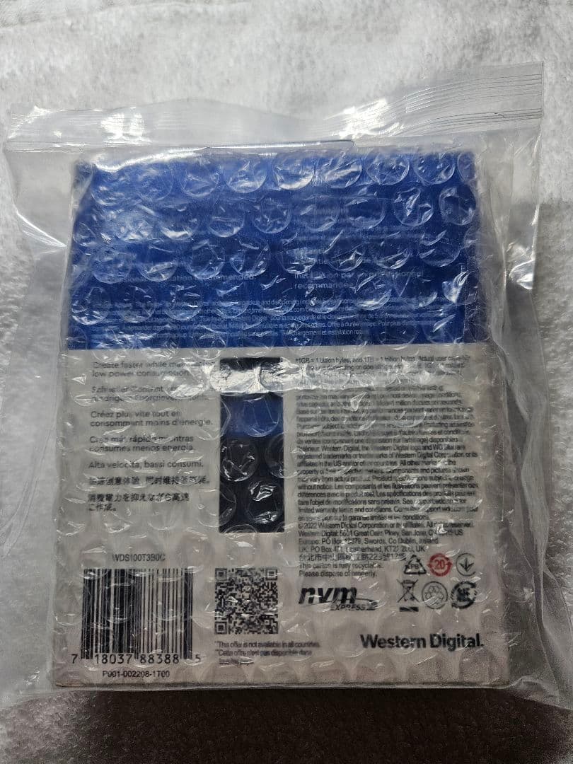 新品未使用未開封品 WD Blue SN570 NVMe SSD 1TB 1箱