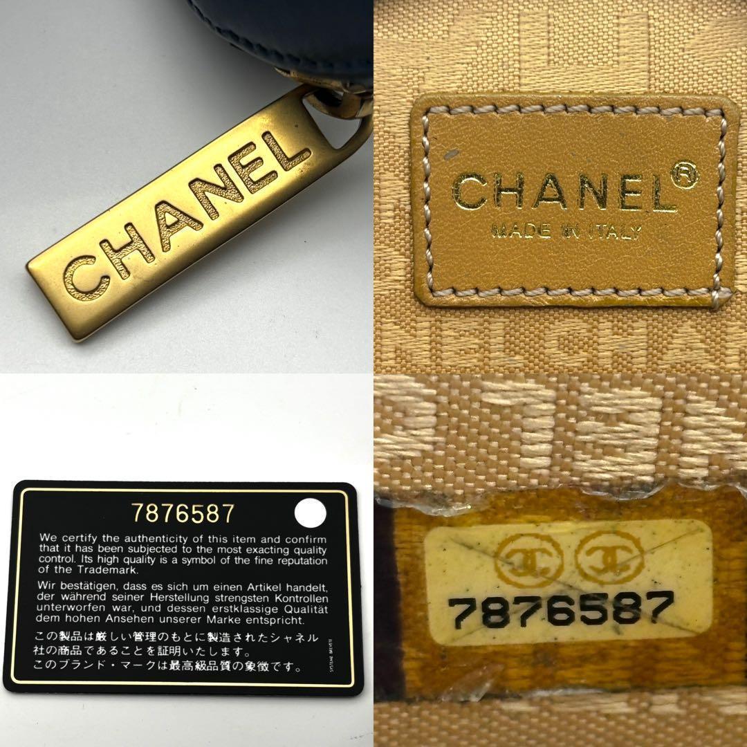 【美品✨】シャネル 財布 パース ケース カメリア ラウンド
