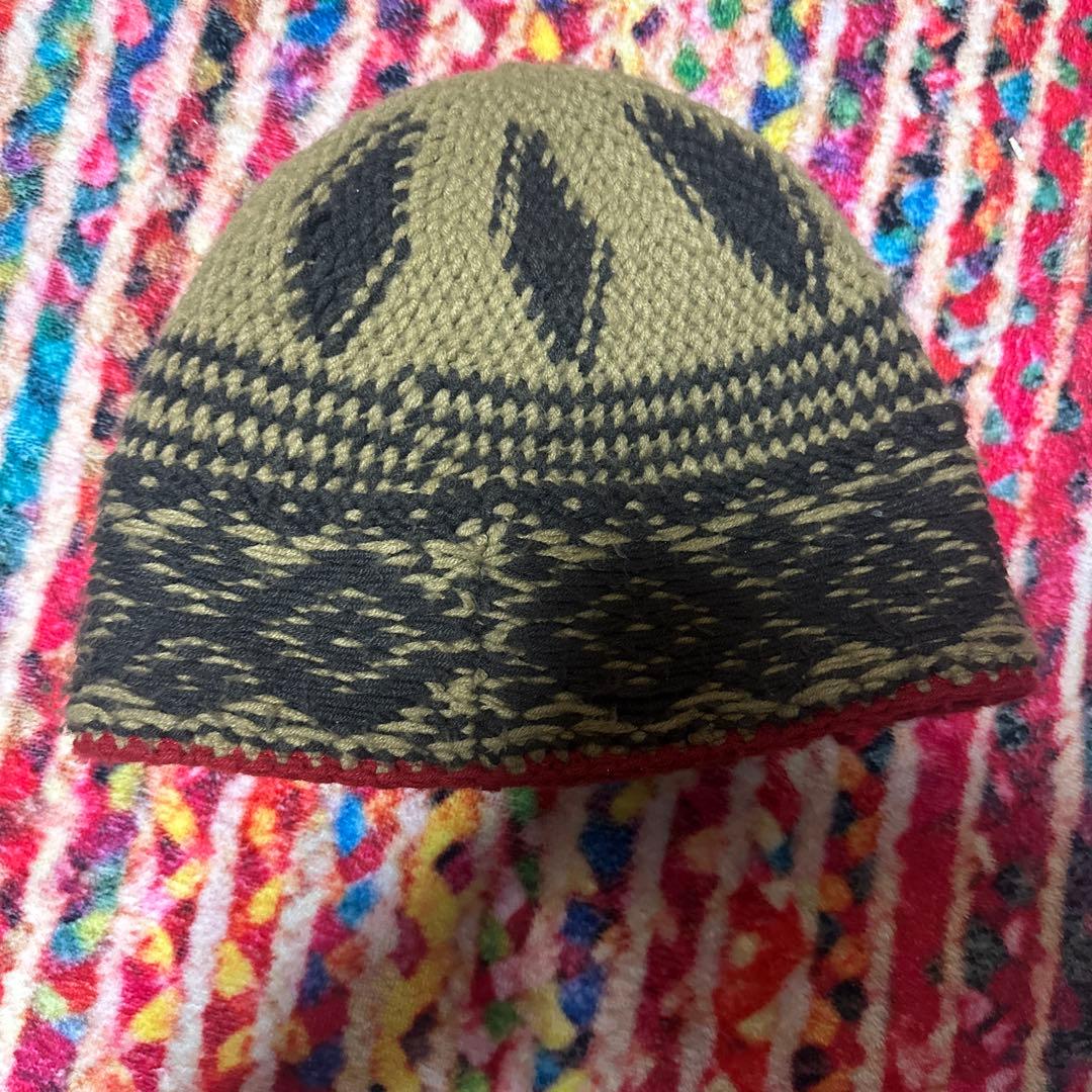 Supreme ニットビーニー オリーブ・ブラック