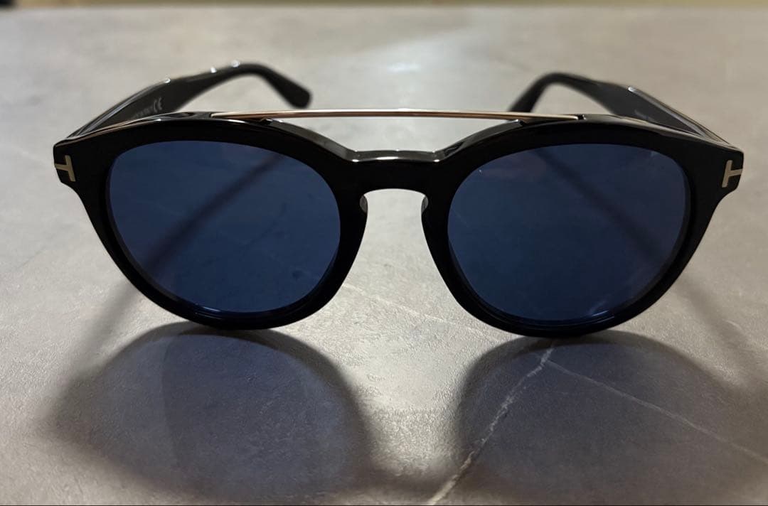 美品 トムフォード TOM FORD サングラス ブルーレンズ メンズ