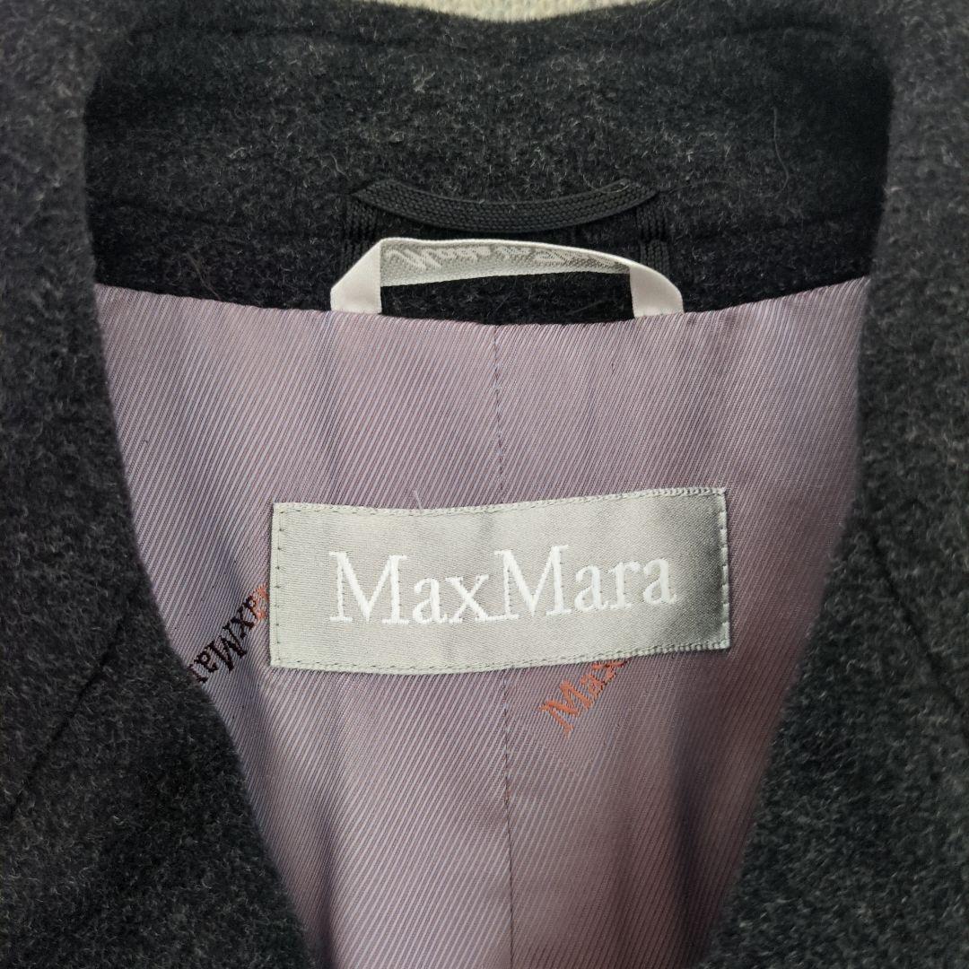 ✨美品✨ Max Mara 銀タグ アンゴラ ウール Pコート 38