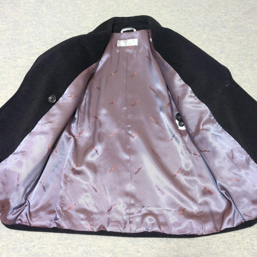 ✨美品✨ Max Mara 銀タグ アンゴラ ウール Pコート 38
