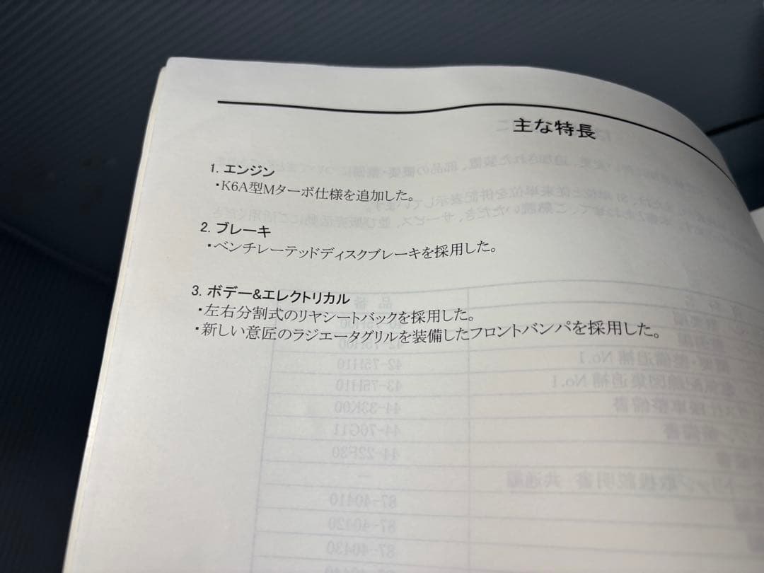 ラパン サービスマニュアル HE21S 希少につき