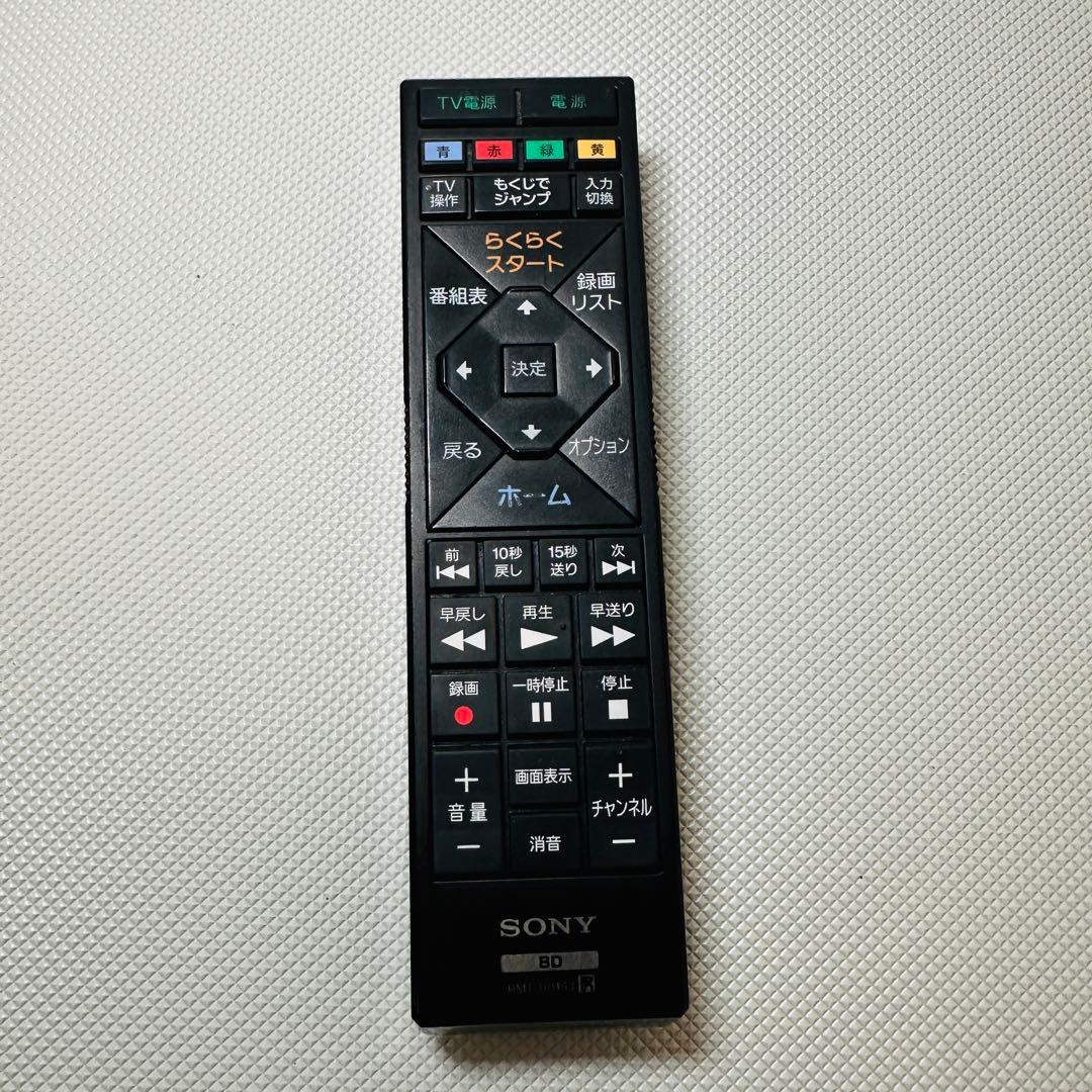 SONY 3番組録画　ソニー　BDレコーダー　BDZ-ET1200 1TB