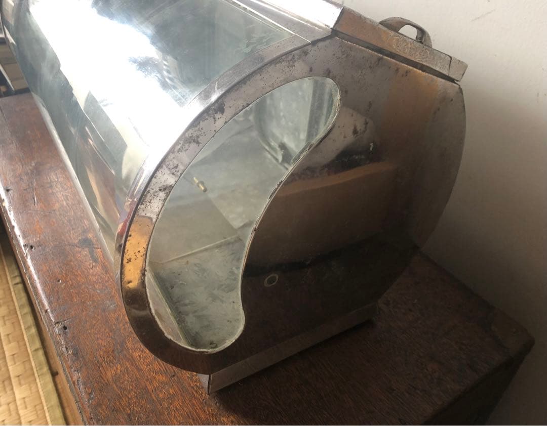 昭和レトロ　ガラス製ディスプレイケース