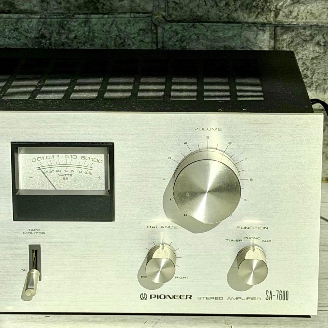 Pioneer「SA-7600」'70年代ヴィンテージ・プリメインアンプ