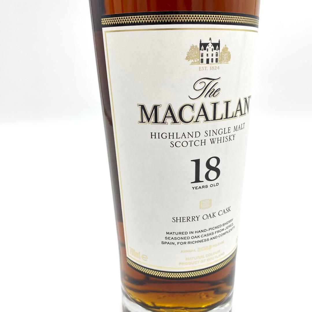 ③【未開栓】マッカラン ウィスキー18年 700ml 43% 1本 2022年