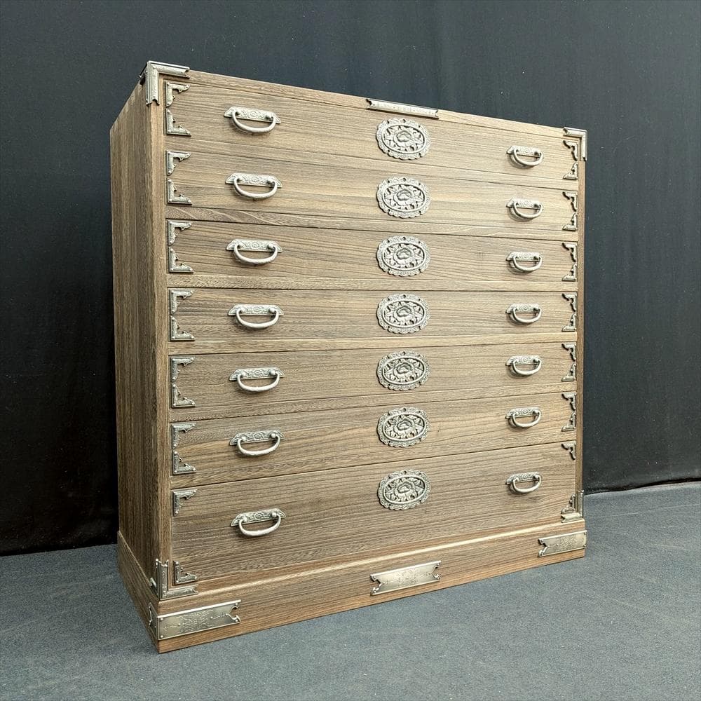 美品　丸石商事　桐箪笥　整理箪笥　箪笥　タンス　たんす　着物　衣類　蟻組　気密