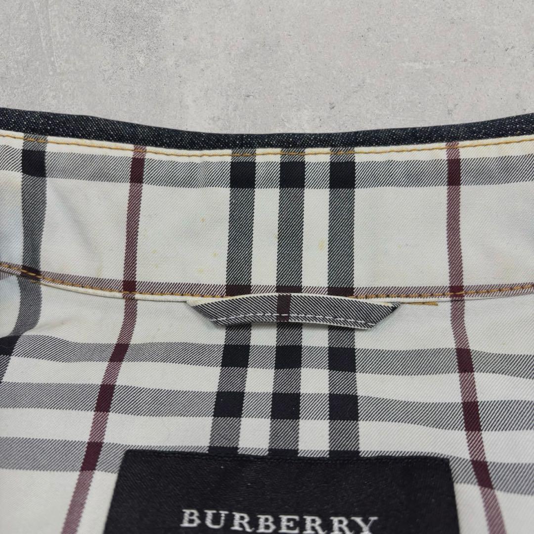 こばこうバーバリーブラックレーベル デニムジャケット L ノバチェック