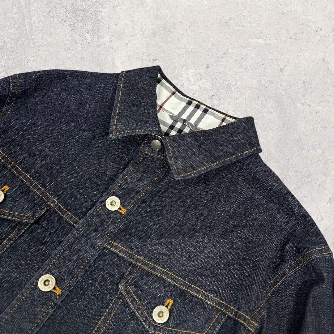 こばこうバーバリーブラックレーベル デニムジャケット L ノバチェック