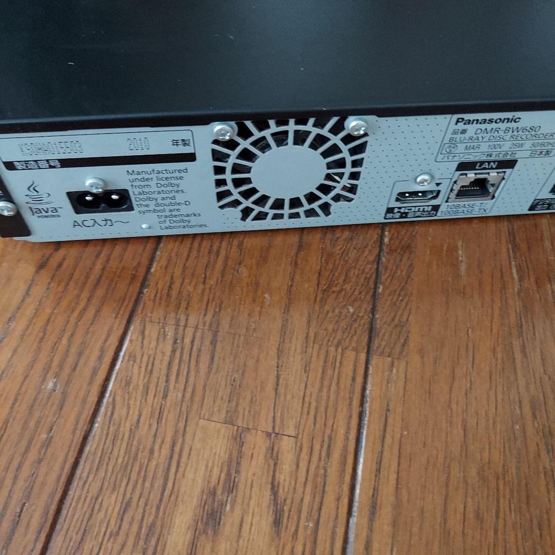 パナソニック　ブルーレイディスクレコーダー　DMR-BW680　2010年製
