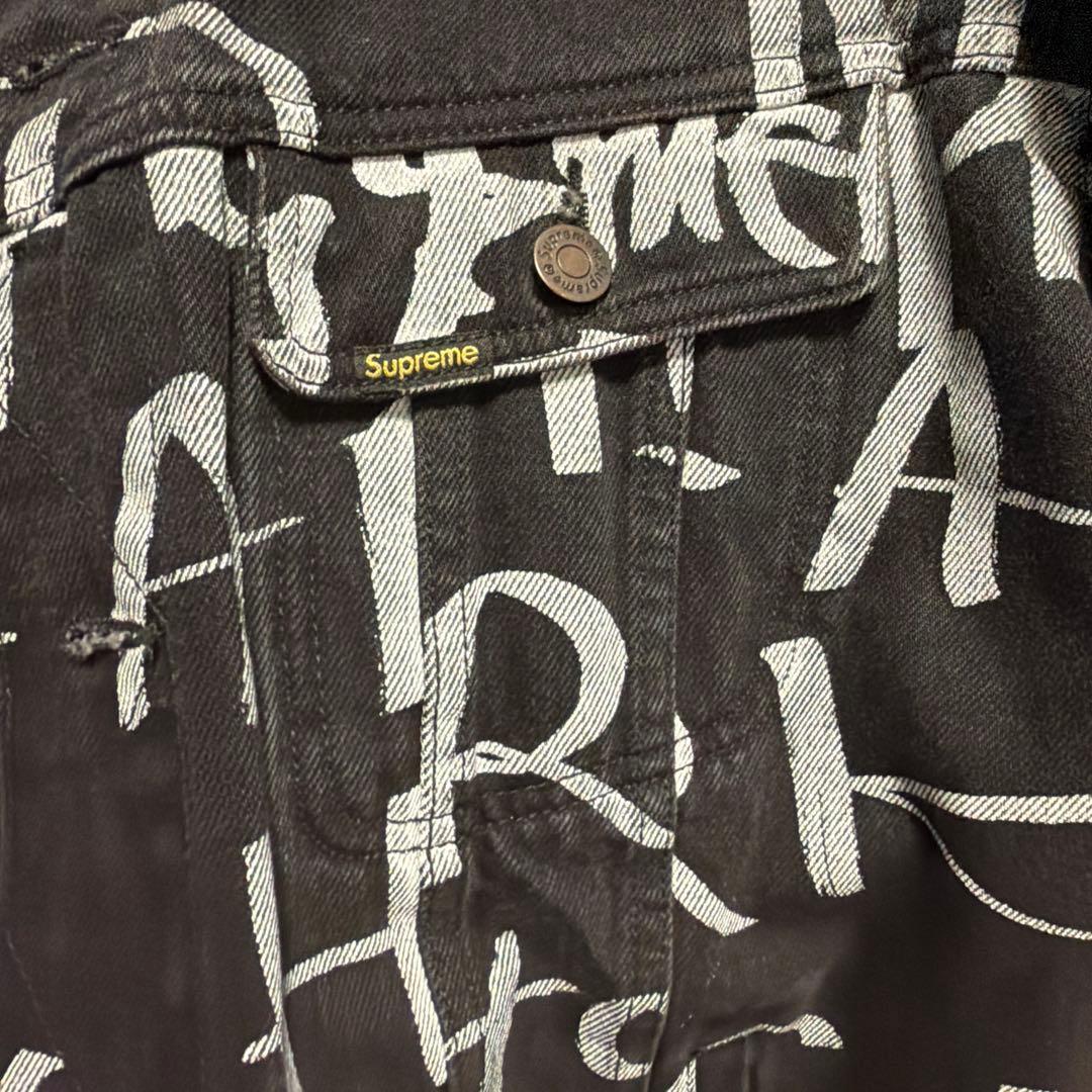 Supreme デニム　ジャケット　L 20aw black ark