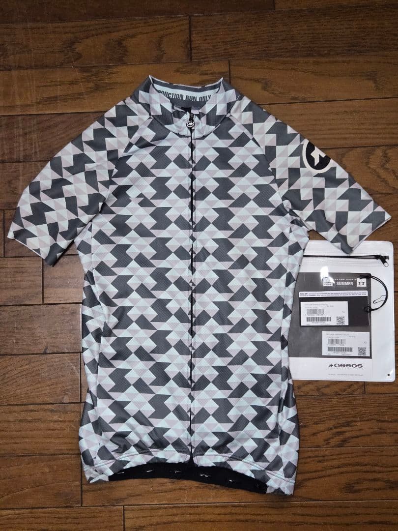 美品ASSOS FASTLANE DIAMOND CRAZY SSジャージ XS