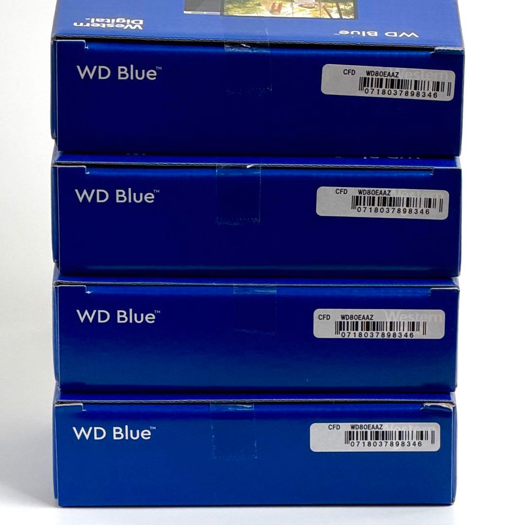 Western Digital 内蔵ハードディスク8TB WD80EAAZ 4台
