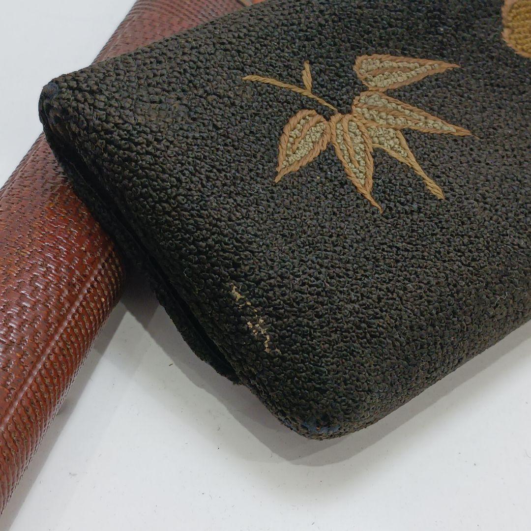 専用 Y2978-6 時代物 象嵌銀金具 煙管筒 煙草入 キセル筒