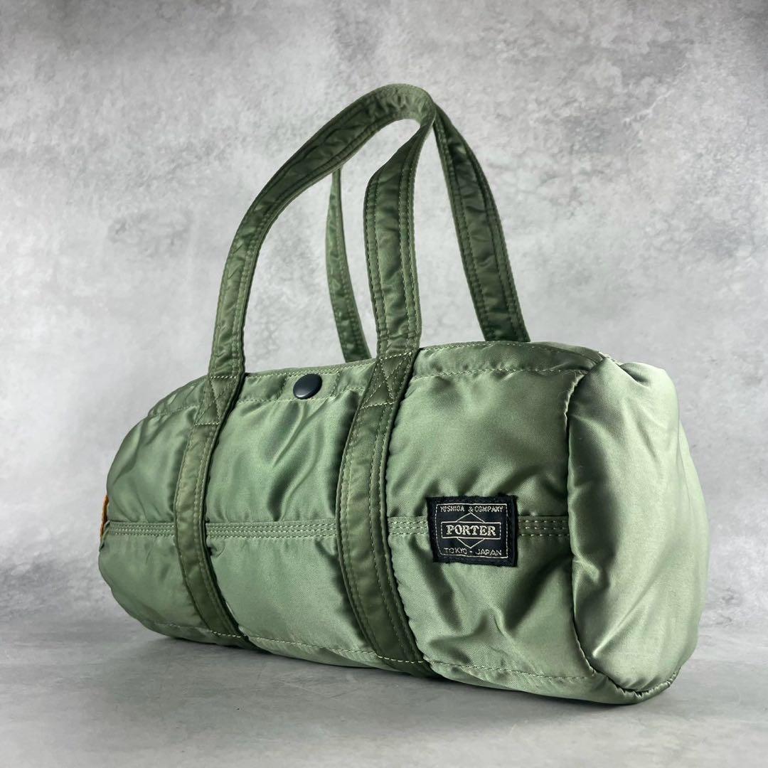 極美品✨ PORTER ポーター タンカー　ミニボストンバッグ　セージグリーン