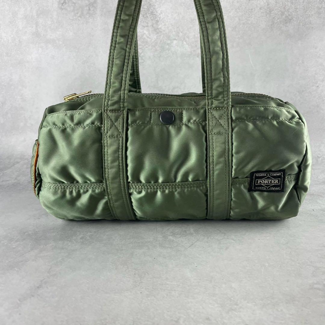 極美品✨ PORTER ポーター タンカー　ミニボストンバッグ　セージグリーン