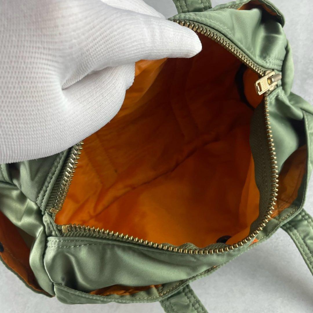 極美品✨ PORTER ポーター タンカー　ミニボストンバッグ　セージグリーン