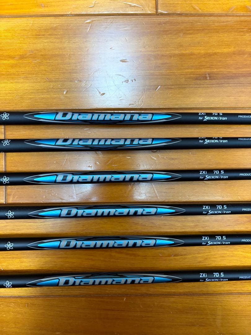 Diamana ZXI 70 Sシャフト 新品抜き6本セット